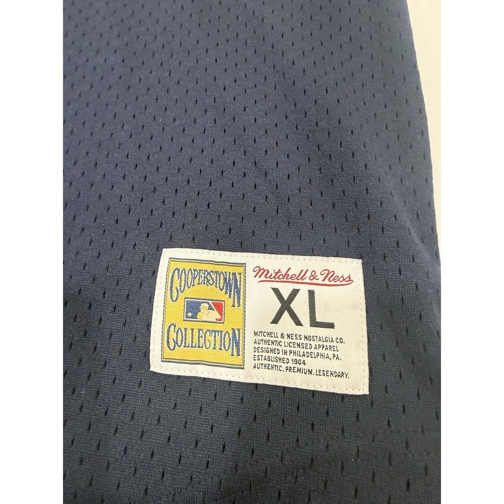 MITCHELL & NESS New York Yankees Cooperstown Collection MLB Jersey Blue XL - Picture 3 of 4